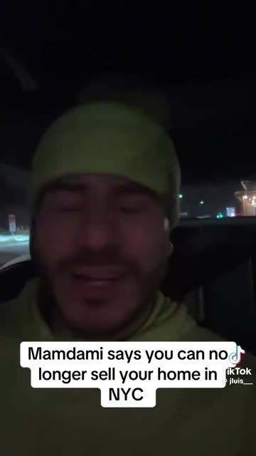 Mamdani just passed a law saying you CAN’T sell your home in NYC.