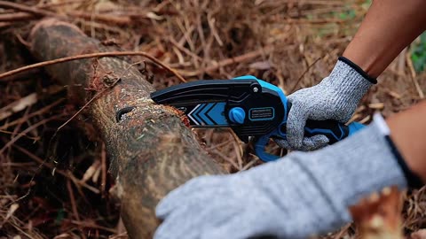 The Mini Chainsaw You Need for Gardening and Camping!