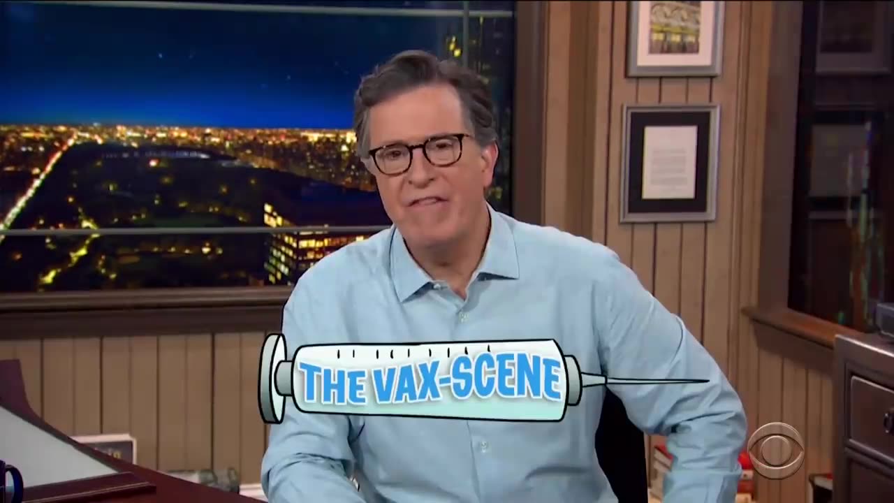 Colbert Vax-scene