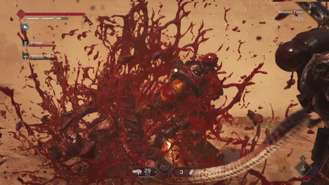 Space Marine 2 Imperial Fists PURGE gameplay