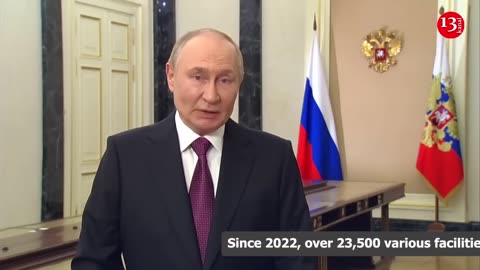 Putin marks anniversary of Russia laying claim to annexed regions in Ukraine