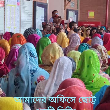 Daily meeting with our worker's