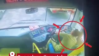 BMTC Bus Crash Near Chinnaswamy Stadium!