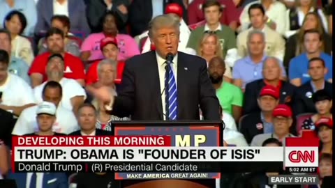 Trump 2016 - He Is Telling You Back Then Who Started ISIS...