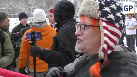 Dozens of American Patriots Honor Ashli Babbitt at the US Capitol on Jan. 6