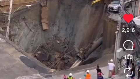 Massive Sinkhole Swallows Everything