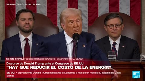 Donald Trump se dirige al Congreso de EEUU (2025)