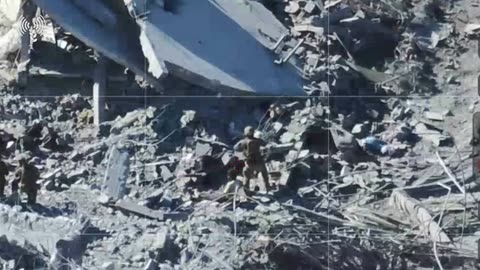 The IDF publishes footage showing the surrender of Hamas operatives to troops in southern