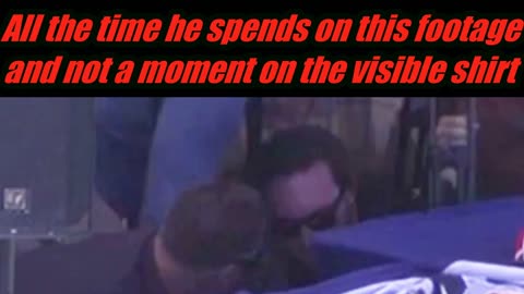 Paramount waves hand with fake blood & tells you there was Blood on Charlie's Shirt--PSYOP