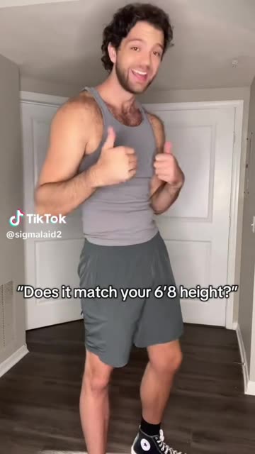 does it match your 6'8" height