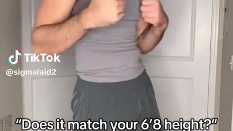 does it match your 6'8" height