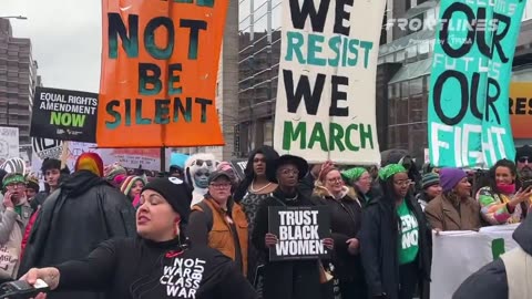 Washington, DC- The beginnings of the Women’s March.