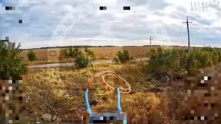 🛸💥 Ukraine Russia War | Russian FPV Drone Targets Ukrainian Soldier | RCF