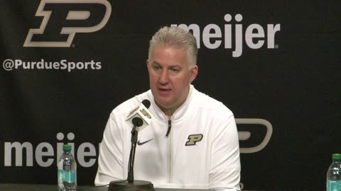 #7 Purdue MBB Coach Matt Painter Post-Game Press Conference After 94-84 Loss to #16 Wisconsin