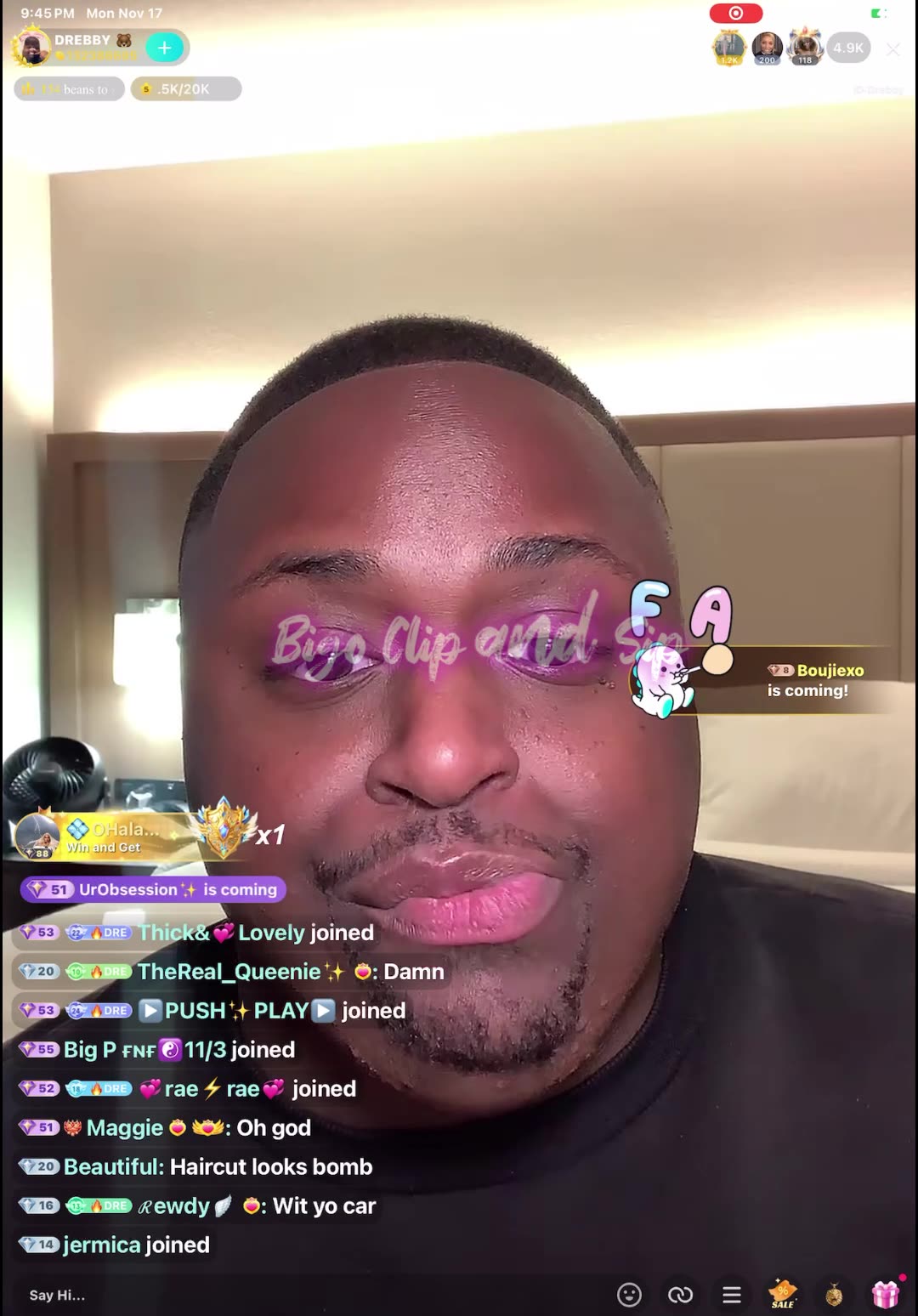 DreBaby crying about his "roommate" moving out while he was in ATL 11/17/25 #bigoclipandsip