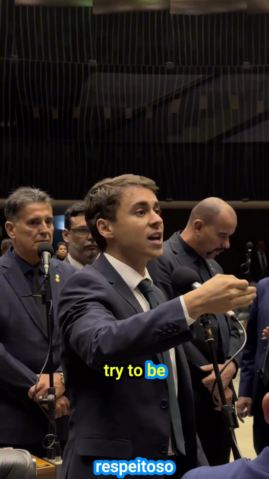 In Brazil, Congressman Nikolas spoke out to millions of Brazilians.