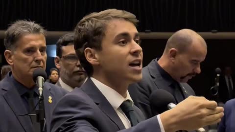 In Brazil, Congressman Nikolas spoke out to millions of Brazilians.