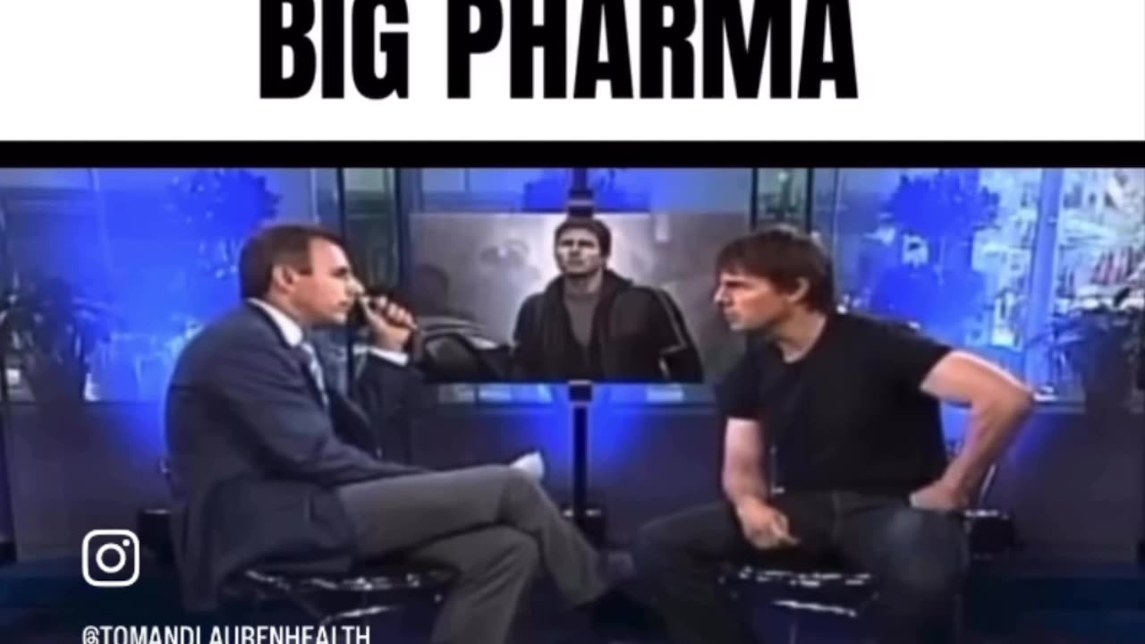 Now listen to Tom Cruise. He was right about Big Pharma.