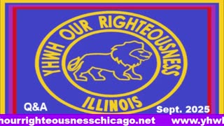 Sabbath with YHWH OUR RIGHTEOUSNESS Chicago [Saturday, September 27, 2025] 10:00 a.m. Central/11:00 a.m. Eastern (Jews and Amalekites are Edomites, descendants of Esau. Jews are not Yisraelites)