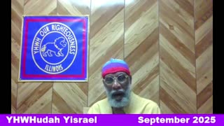 Sabbath with YHWH OUR RIGHTEOUSNESS Chicago [Saturday, September 27, 2025] 10:00 a.m. Central/11:00 a.m. Eastern (Jews and Amalekites are Edomites, descendants of Esau. Jews are not Yisraelites)