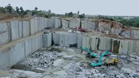 How Millions Of Granite Slabs, Worth Billions Of Dollars Are Made.