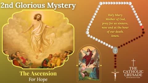 GLORIOUS MYSTERIES (for Wednesdays & Sundays) — with Meditations on the Fruits of the Rosary