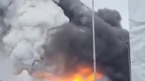 Explosion and fire at a Chemical warehouse in Pentai Indah Kapuk of Jakarta, Indonesia