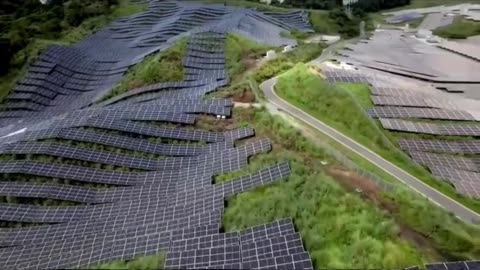 Chinese Solar Farm takes over mountainside. What do you think?