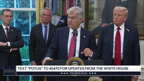 President Trump Delivers an Announcement, Sep. 30, 2025,DRUGS