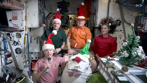 Space Station Astronauts Deliver a Christmas Message for 2024