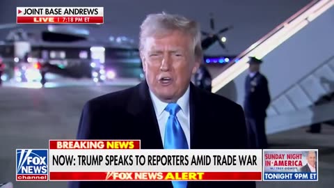 President Trump on Mexico and Canada tariffs: "We can play the game all they want"