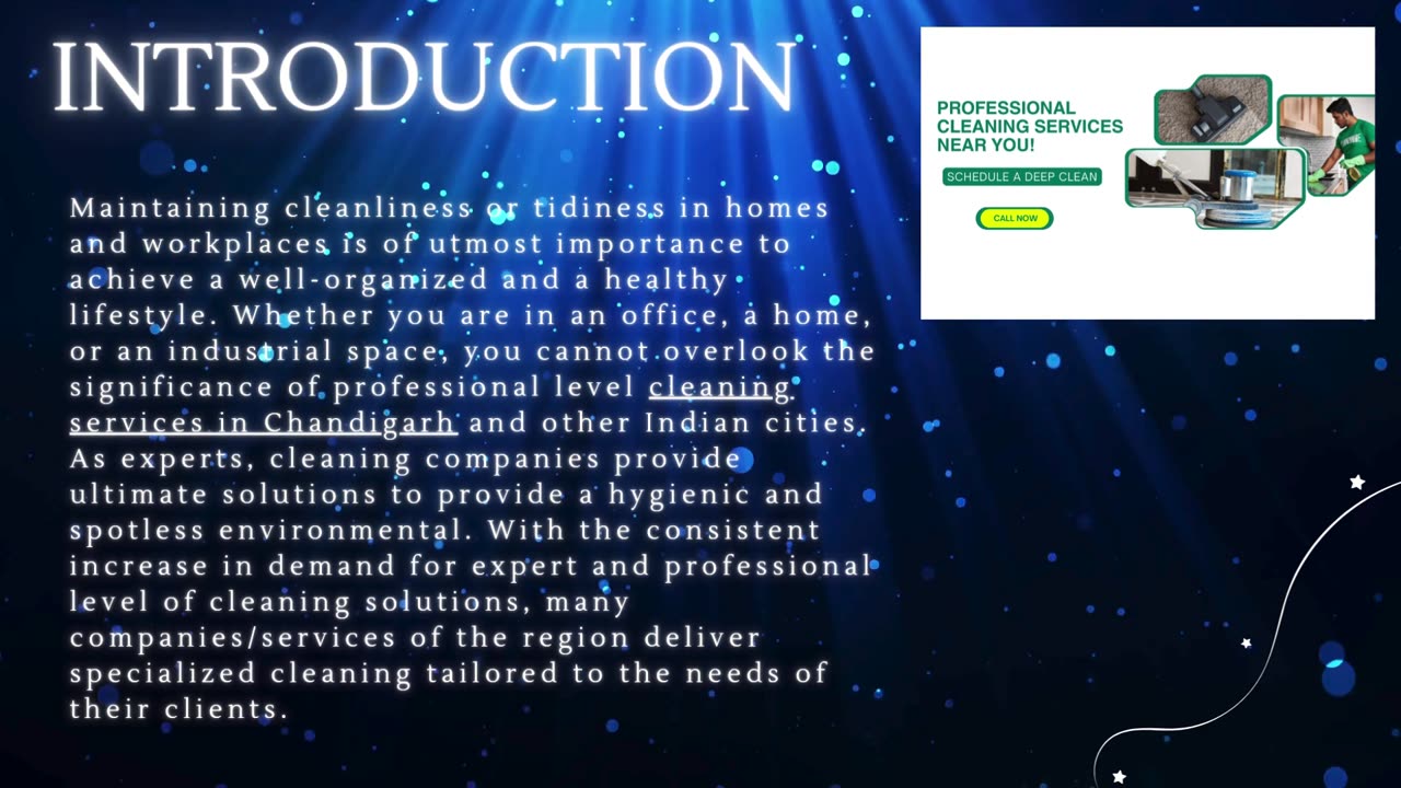 Cleaning Services in Chandigarh, Mohali, Panchkula &Zirakpur