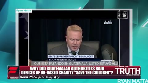 The US government is supporting the Child Trafficking operation in Guatemala