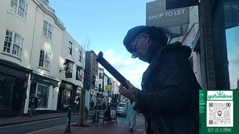 Jazz Nano Street Edition: Busking in Brighton/Hove, England: 2025 Tour in UK