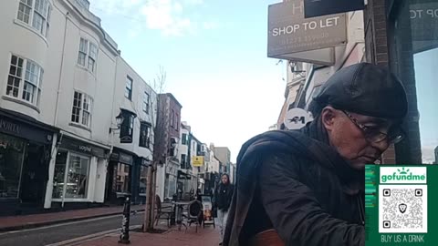 Jazz Nano Street Edition: Busking in Brighton/Hove, England: 2025 Tour in UK