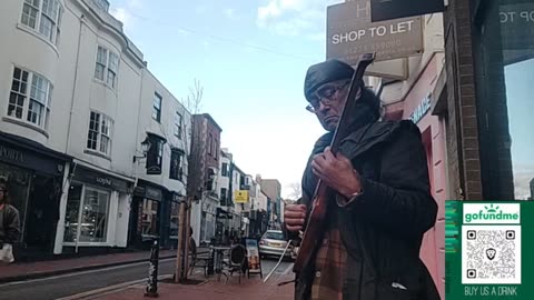 Jazz Nano Street Edition: Busking in Brighton/Hove, England: 2025 Tour in UK