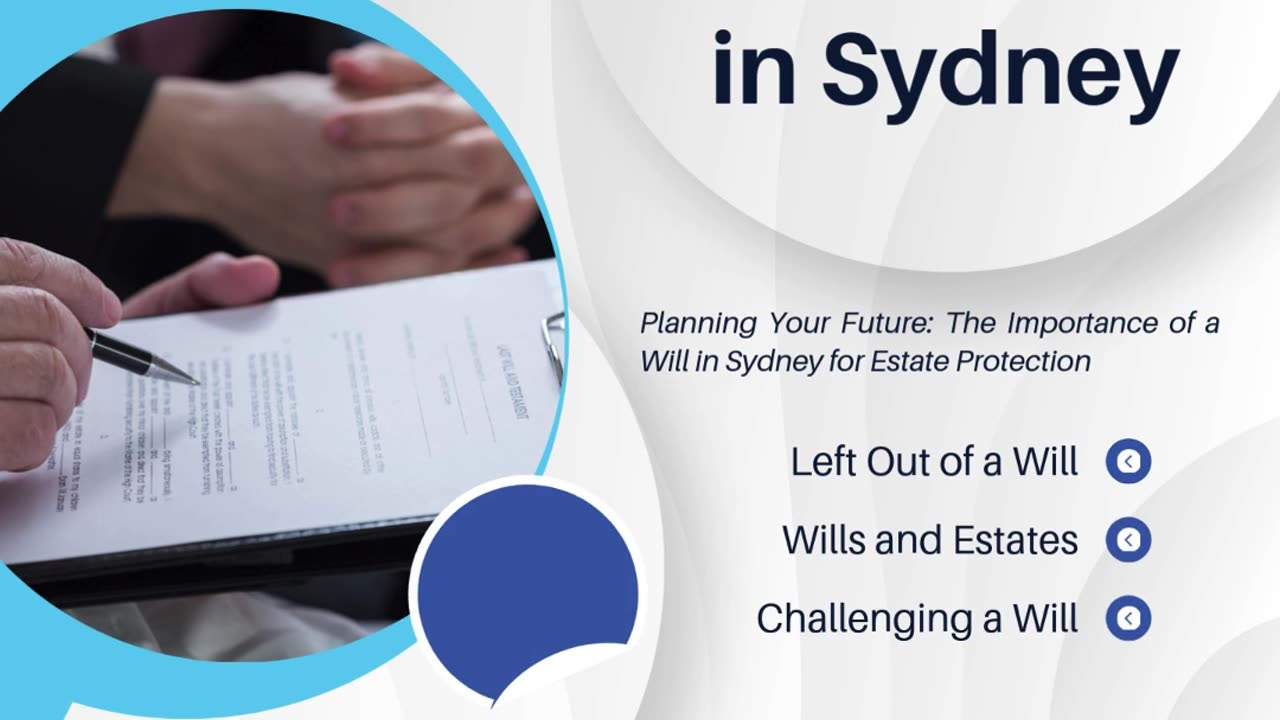 Planning Your Future: The Importance of a Will in Sydney for Estate Protection