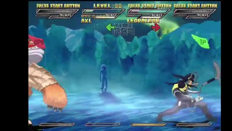 The Guilty Gear Isuka Leopaldon Boss Fight