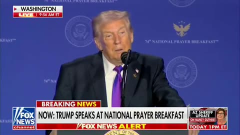'GOT TO BE ILLEGAL': Trump Torches Lemon, Minnesota Church Crashers at National Prayer Breakfast