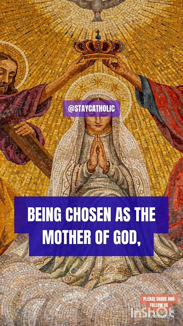 MARY IS PERFECT BECAUSE OF HER SON #truth #jesus #christ #king #mary #joseph #ihs #church #bible #ch