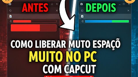 Pare de Perder Espaço! O CapCut está "Roubando" seu HD e Eu Te Mostro Como Resolver.