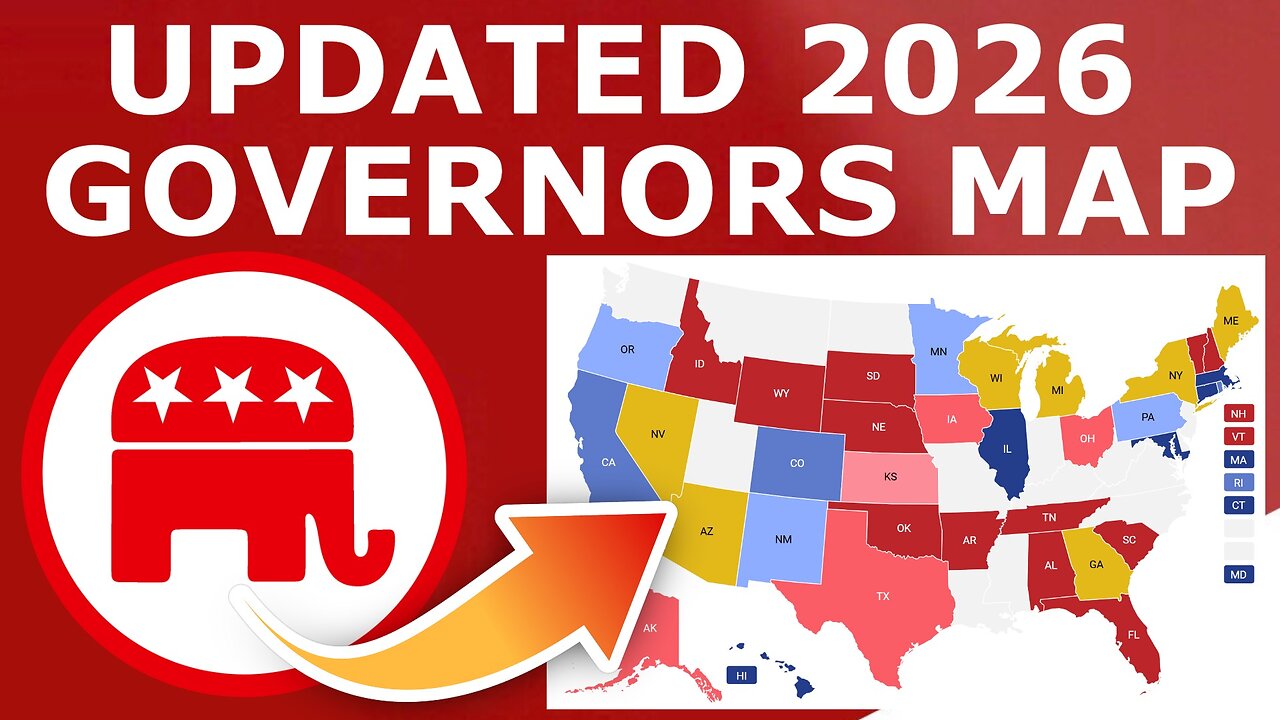 Updated 2026 Governors Map Prediction (March 4, 2025)