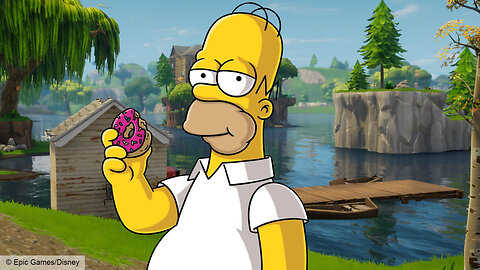 fortnite simpsons!!