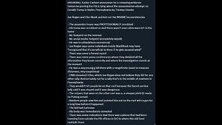 BREAKING: Tucker Carlson announces he is releasing evidence tomorrow proving the FBI