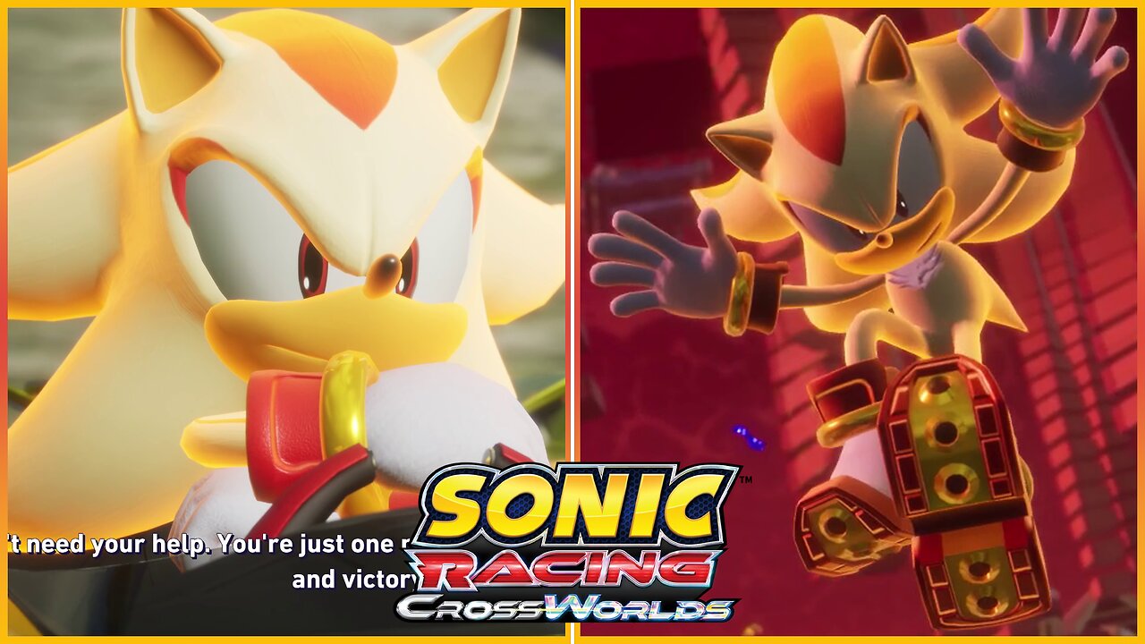 Super Shadow vs Secret Grand Prix - Sonic Racing Crossworlds -By Ercar