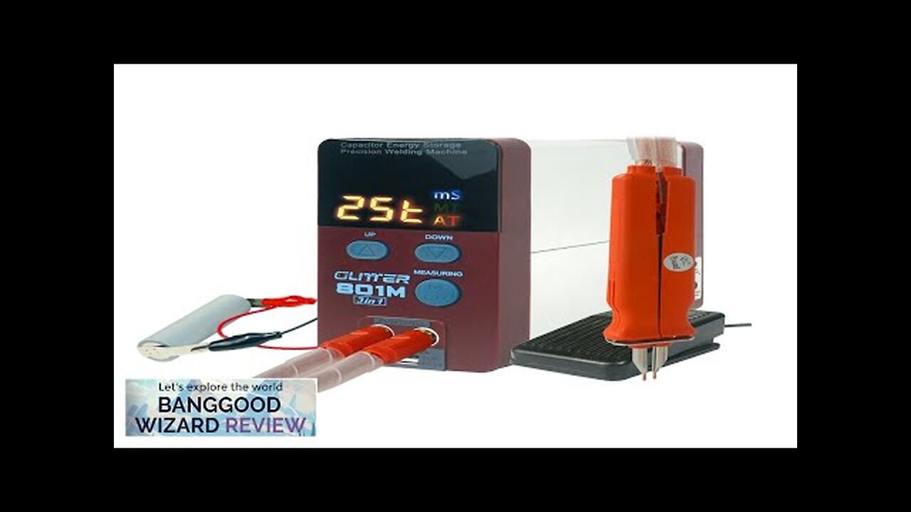 GLITTER 801M Energy-Storage Precision Pulse Spot Welder 11600W Dual Function Tools Automatic Review