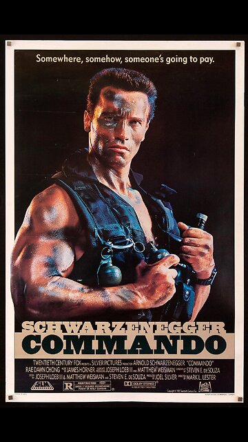 ⭐️40th Anniversary⭐️🎞Commando (R)🎞