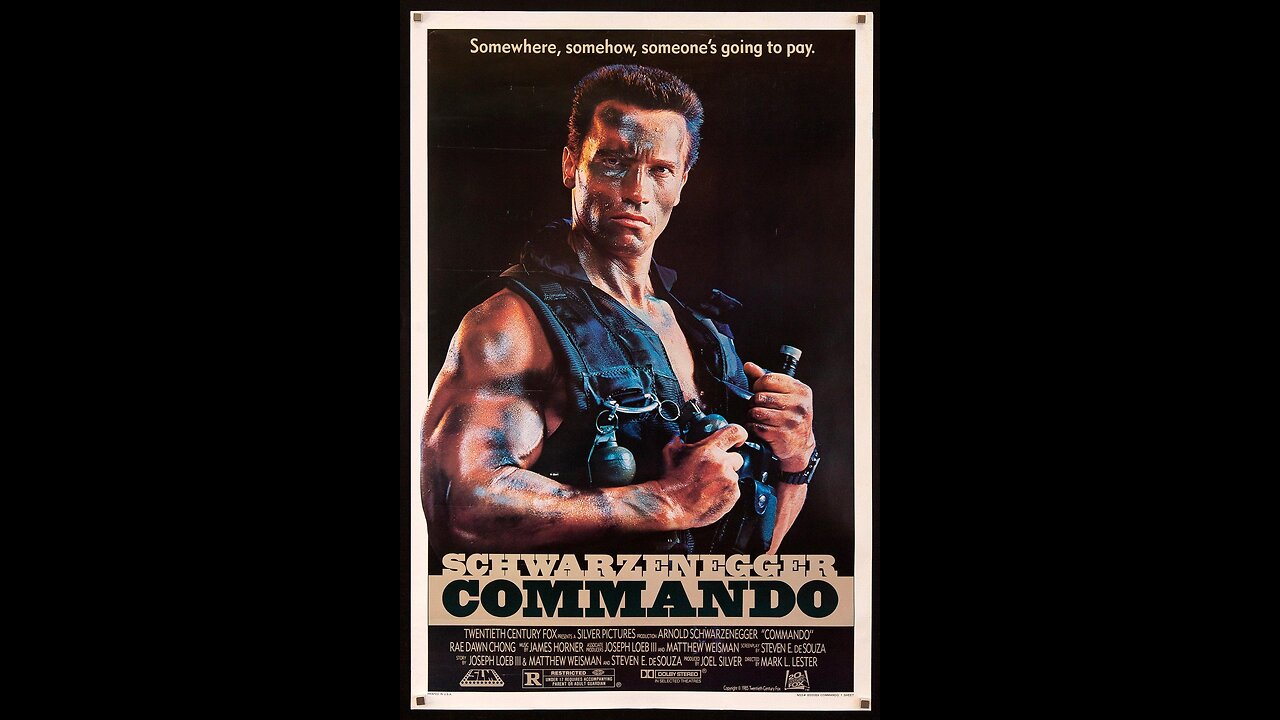 ⭐️40th Anniversary⭐️🎞Commando (R)🎞