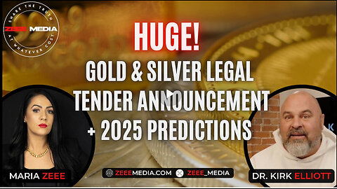 HUGE! Gold & Silver Legal Tender Announcement + 2025 Predictions - Dr. Kirk Elliott