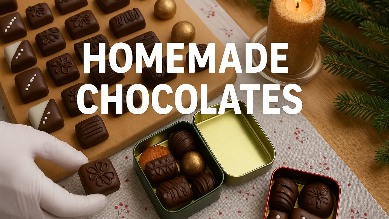 Christmas Chocolate Truffles with Milk 🎅 | Simple & Creamy Homemade Chocolate Truffle Recipe